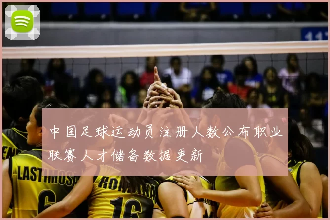 中国足球运动员注册人数公布职业联赛人才储备数据更新